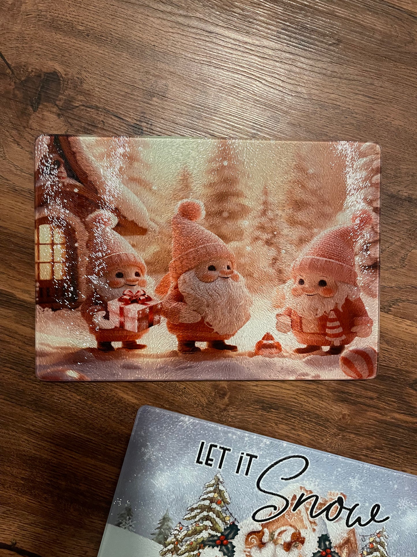 Christmas Glass Cutting board